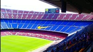 Легендарния Стадион на Барса Campnou 2013год. - Барселона