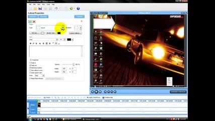 Как да сложим субтитри на видео с програмата Camtasia Studio 5.0 *hd* 