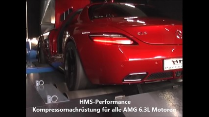 Нереален звук от Mercedes Sls Amg Kompressor Stage 3 - Hms Performance