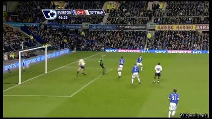 Defoe - Everton 0 - 1 Tottenham 