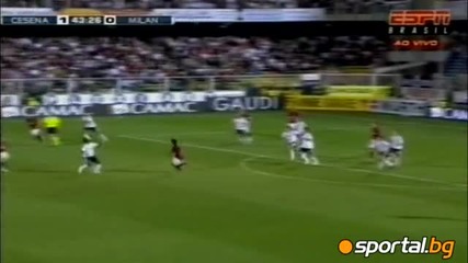 11.09.2010 Чезена - Милан 2 : 0 Мач от Италианската Серия А 
