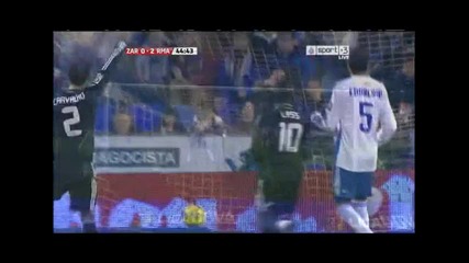 Zaragoza 0 - 2 Real Madrid (cristiano Ronaldo) 12.12.2010 