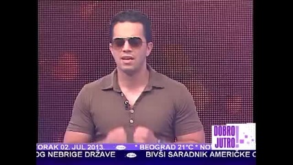 Adil - Maskenbal __ Jutarnji program Tv Pink __ Minja i Vlada