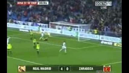 Реал Мадрид 6 - 0 Реал Сарагоса ( Всички голове ) 