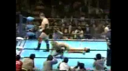 AJPW Stan Hansen & Rob Van Dam vs. Toshiaki Kawada & Kenta Kobashi