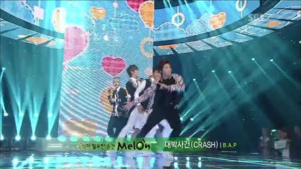 B. A. P - Crash (30.09.12) Inkigayo ~ Goodbye Stage
