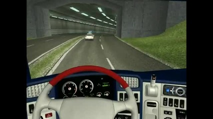 Euro Truck Simulator 2008 load to Lyon part2