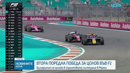 Никола Цолов спечели второ поредно състезание във Формула 2