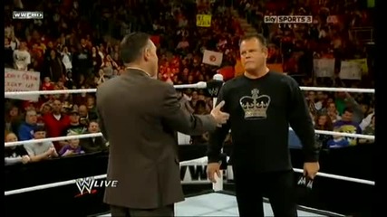 Jerry Lawler and randy orton scares Michael Cole 06th Dec 2010