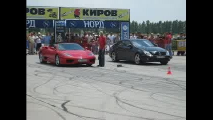 Mercedes Cls Vs. Ferrari Modena