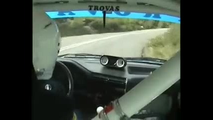 Най - лудото каране на Bmw M3 E30 in car Trovas Anavasi Ritsonas 2008!!!!! 