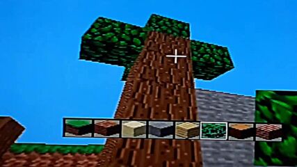 M-ps2craft (ps2) Minecraft for Playstation 2 gameplay част 1