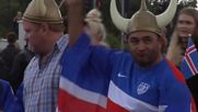 Исландия отпразнува бурно победата над Англия