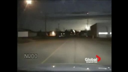 Police Dash Cam Of Meteor - Hq