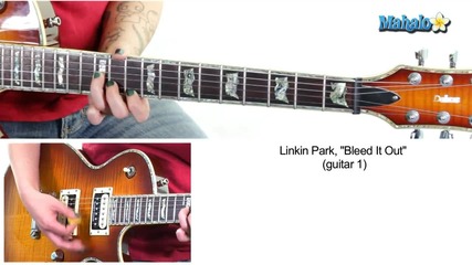 Как да свиря "linkin Park-bleed Out" на китара (част 1)
