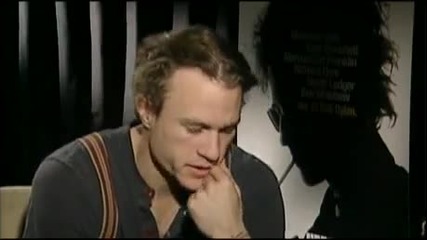 Troubled Heath Ledger talks about life 