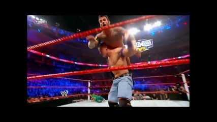 Attitude Adjustment - John Cena eliminated Cm Punk Royal Rumble 2011
