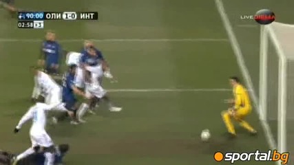 Олимпик Марсилия - Интер 1:0 ( Champions League 1/8 final )