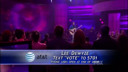 Lee Dewyze - Fireflies (american Idol 9 - Top 8 Guys) 