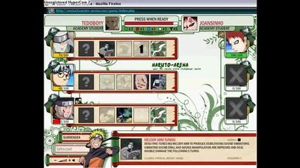 Naruto - Arena My Ladder And Streak Team 