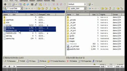 Uploading files using Winscp by www.vivahost.com