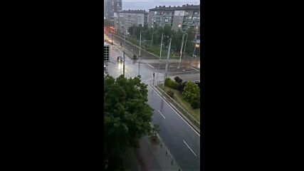 Бурята в София