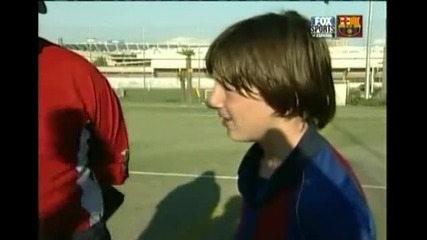 Интервю с Messi на 13 г.