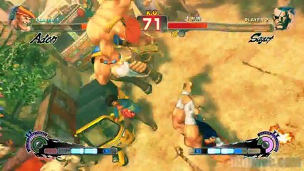 Super Street Fighter Iv 'adon vs Sagat - Hd