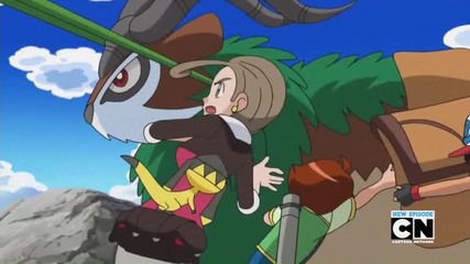 Pokemon B W Adventures in Unova - Season 16 Episode 41 - Go, Go Gogoat!
