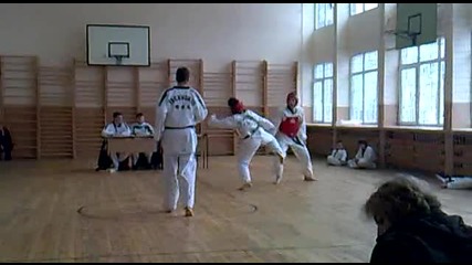 Taekwondo sparing