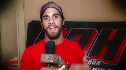 Tyler Black ( Seth Rollins ) vs Austin Aries on Roh 8th Annivers Promo