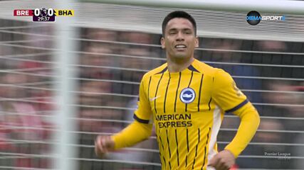 Goal by Brighton and Hove Albion