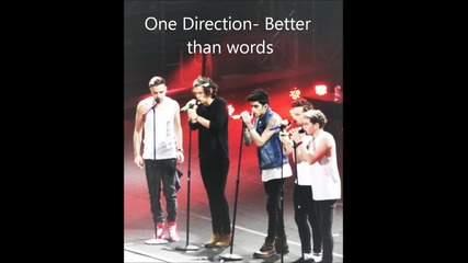 Audio | One Direction - Better than words - Wwa Tour- Santiago, Chile - April 30