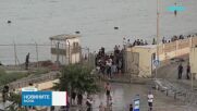 Десетки хиляди мароканци щурмуваха испанския анклав Сеута по море, има загинали
