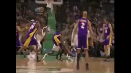 nba fight kobe bryant vs rajon rondo