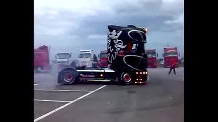 burnout scania