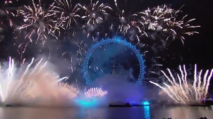 London Fireworks 2012 in full Hd - New Year Live - Bbc One