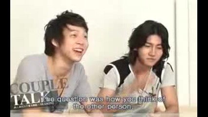 Dbsk - Kiss Couple Talk 1/2 Interview Eng Subs