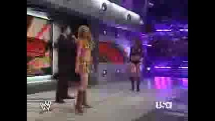 Brooke, Eve And Lena On Monday Night Raw