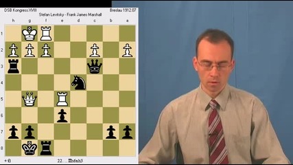 Chess Tactics S. Levitsky - Frank Marshall (breslau, 1912) 