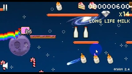Nyancat Lost in space Gameplay