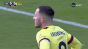 Burnley FC with a Red Card vs. Crystal Palace