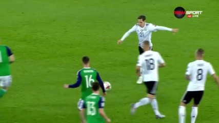 Германия разпечата Северна Ирландия със супер гол на Руди