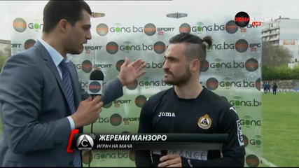 Жереми Манзоро стана "Играч на мача" Черно море - Славия 1:1
