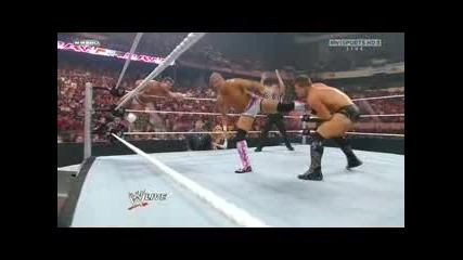 Wwe Raw D R A F T 2010 The Big & The Miz vs The Hart Dynasty ( Wwe Unified Tag Team Championship) 