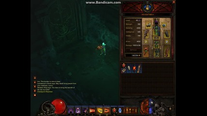 Diablo 3 killing The Skeleton King (inferno) Dh [solo]