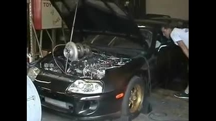Toyota Supra Dyno test 1200hp