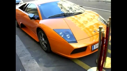 Orange Lamborghini Murcielago