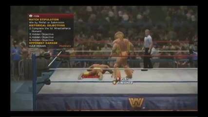 W W E 2k14: Hulk Hogan Vs. Ultimate Warrior - 30 Years of Wrestlemania - Full Match Gameplay