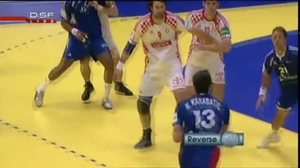 Nikola Karabatic - Best Goals at Handball Euro 2010 for France